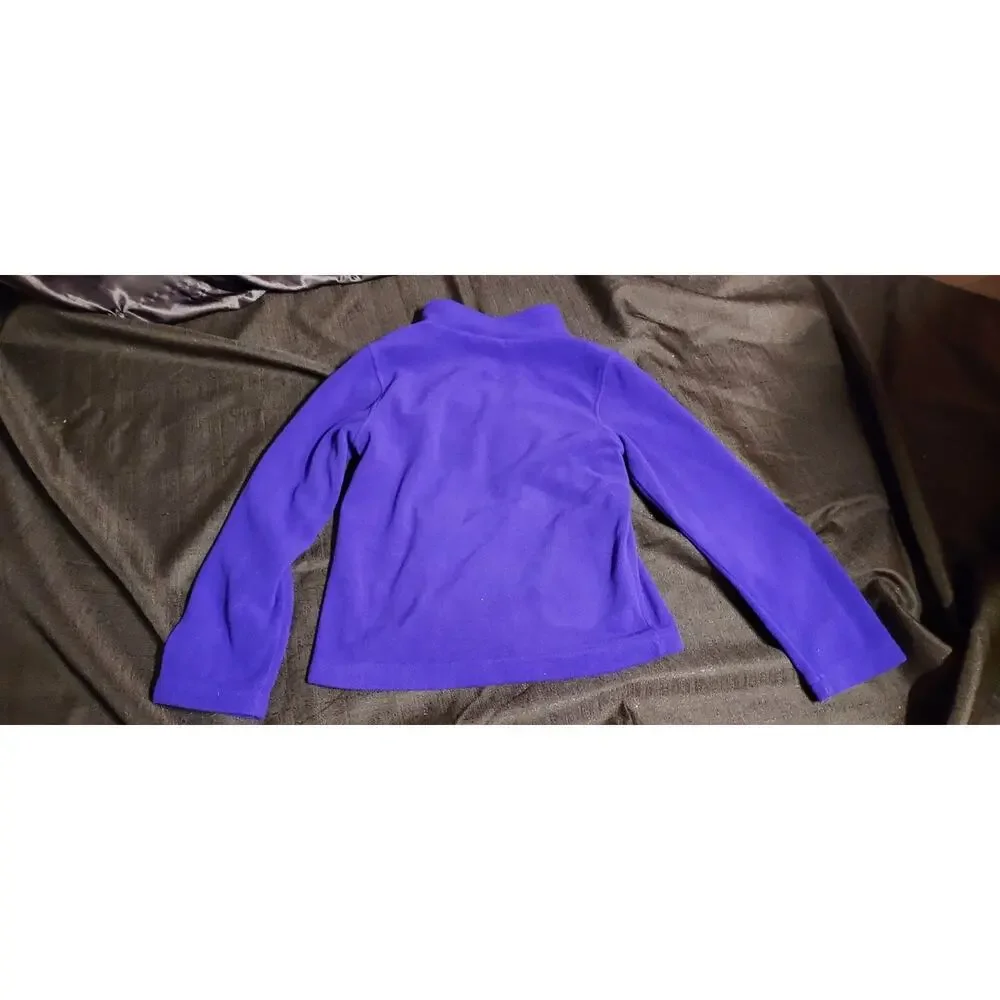 Danskin Now Girls Purple Full Zip Polyester Jacket Size M (7-8)